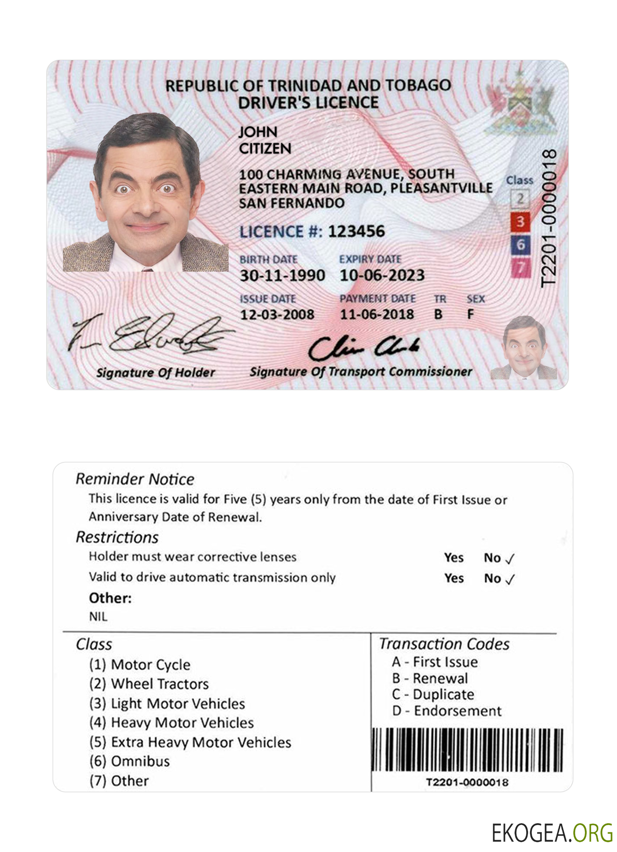 Trinidad And tobago template